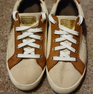 Coach Canvis Shoes Size 7.5 Women